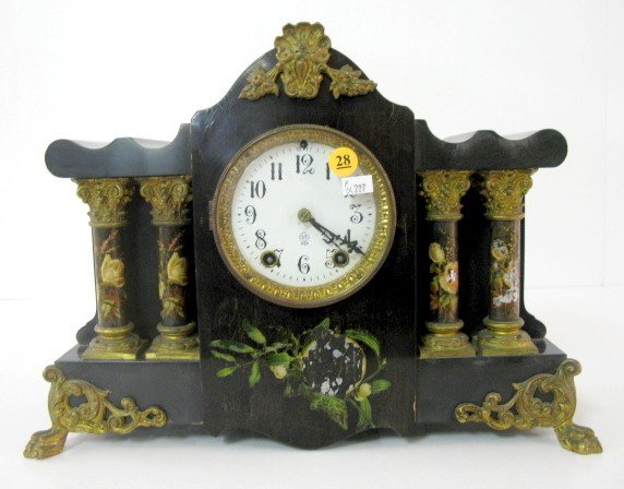 Seth Thomas Pasha Wood Mantle Clock
