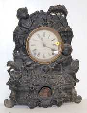 American Clock Co. Iron Front Clock