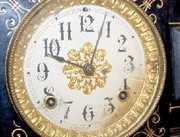 Ansonia Venice Enameled Iron Clock