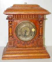 Oak Ingraham Cabinet Clock