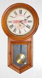 Ansonia Stickney’s Chancellor Cigar Adv. Clock