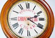 Ansonia Stickney’s Chancellor Cigar Adv. Clock