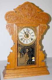 Welch No.3 Oak Mantle Clock