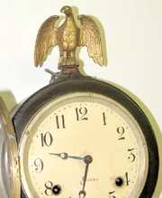 Sessions Banjo Clock w/Eagle Finial