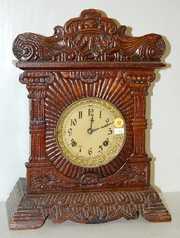 Oak New Haven Congressional Line Cabinet Clock