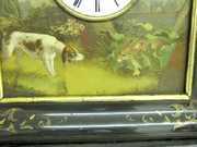 Mechanical Hunting Picture Frame Clock