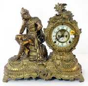 Ansonia “Mercury” Statue Clock