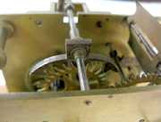 Brass Weight Driven Clock Movement