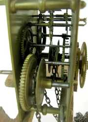 Brass Weight Driven Clock Movement