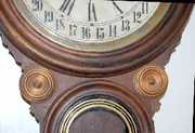 Ingraham Rosewood Meridian Lovell Calendar Clock