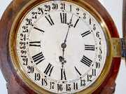 Ingraham Rosewood Meridian Lovell Calendar Clock