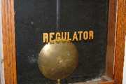 Oak Store Regulator w/Electric Movement