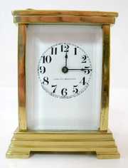 Waterbury Alarm Carriage Clock