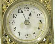 Ansonia Novelty Clock w/Eagle Finial