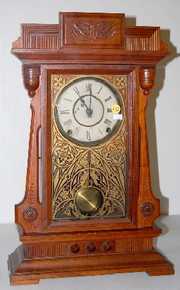 Seth Thomas “Mobile” Walnut Mantle Clock
