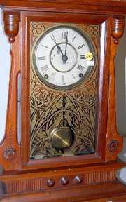Seth Thomas “Mobile” Walnut Mantle Clock