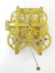 Unmarked Brass Clock Movement