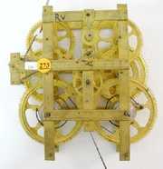 Unmarked Brass Clock Movement