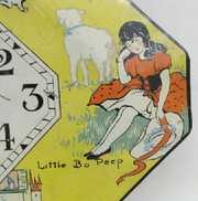 Tin Litho Nursery Rhyme Clock