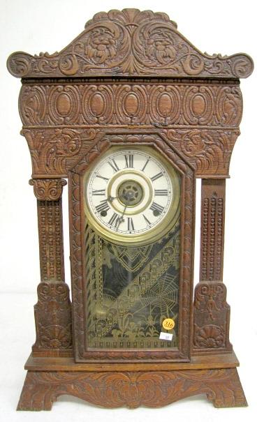 Gilbert Steamer No.8 Mantle Clock