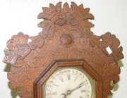 Oak Ingraham 8 Day Calendar Clock