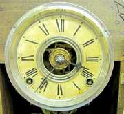 Walnut F. Kroeber Kitchen Clock