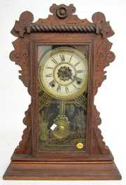 Oak Waterbury Kitchen Clock