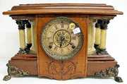 Seth Thomas Mantle Clock, Wood/Plastic