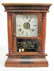 Waterbury Column Spring Mantle Clock
