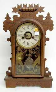 Walnut Welch Kitchen Clock