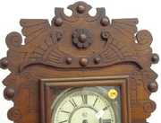 Walnut Waterbury Kitchen Clock