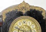 Gilbert Mantle Clock w/Brass Pillars