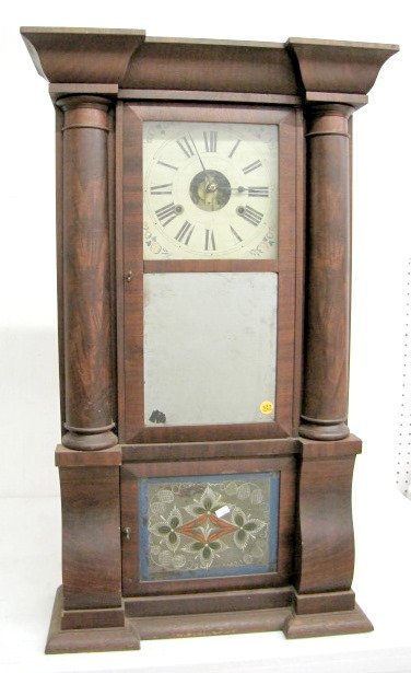 Birge & Fuller 8 Day Brass Shelf Clock
