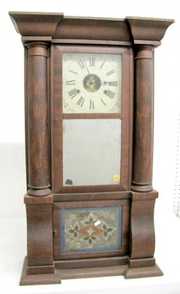 Birge & Fuller 8 Day Brass Shelf Clock