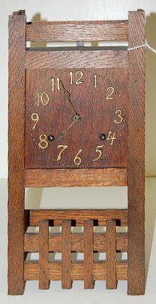 8 Day Mission Oak Mantle Clock