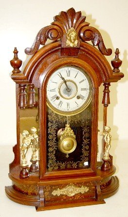 Walnut New Haven “Occidental” Parlor Clock