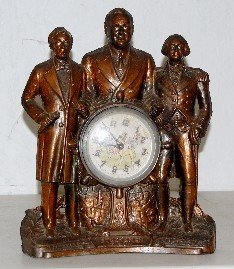 United Clock “Steersmen” 3 Presidents, Animated