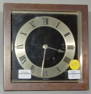 Chelsea Desk Clock W/ Marked Black Dial