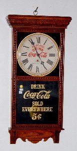 “Drink Coca Cola” Store Regulator Clock
