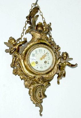 French Cartel Clock with Cherubs
