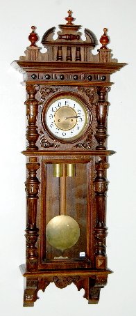 Ornate 2 Weight Vienna Regulator Clock
