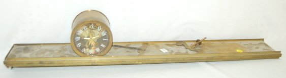 1950’s Ansonia Roling Brass Gravity Clock