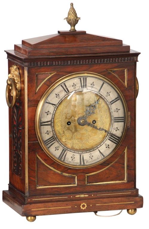 Double Fusee Bracket Mantle Clock