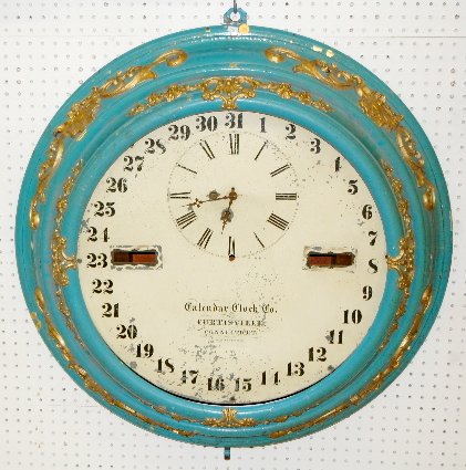RARE! Curtisville Calendar Clock Co. Gallery