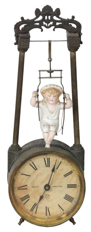 Ansonia Swing No.1 Bobbing Doll Clock