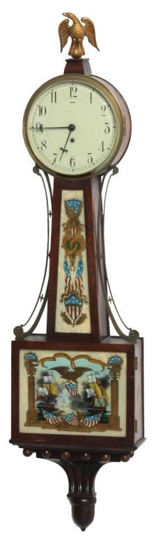 Waltham Mahogany Banjo Clock