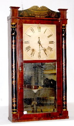 E. Hotchkiss Wood Works 1/2 Column Clock