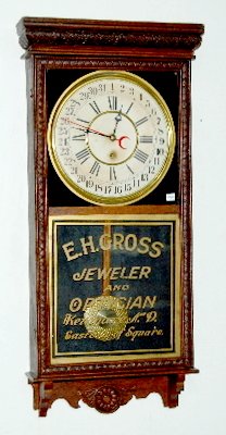 Sessions Advertising  Hanging Regulator Clock, “E”