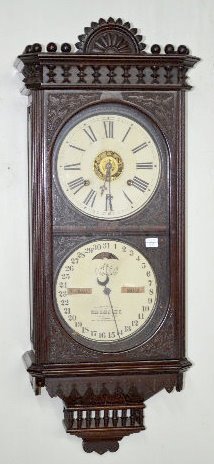 Ithaca No. 12 “Kildare” Hanging Calendar Clock