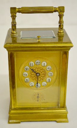 French Carriage Clock w/Repeat and Alarm